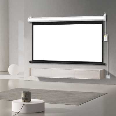 Ecran De Projection Electrique R SCAR RS-EH120120M 120''