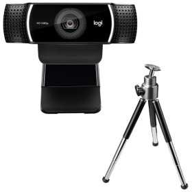 Webcam Logitech C922 Pro Stream avec trépied ajustable et micro stéréo - Wazeb.com