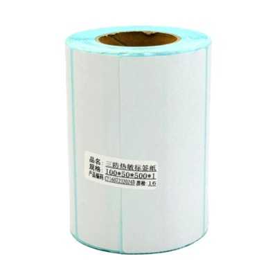 Papier Ruban Thermique 100x50mm Rouleaux de 500 étiquettes