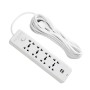 Multiprise électrique 8 prises (10M) Avec 2 Ports de Chargement USB RS-114U