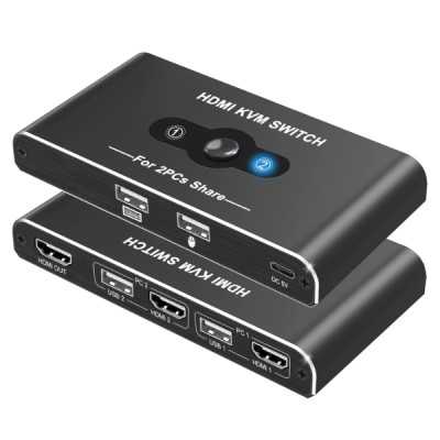 SWITCH HDMI 2 PORT KVM + HUB / RS-HDMI602