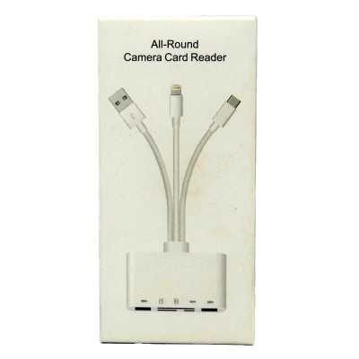 Lecteur de carte mémoire 5 en 1 pour Ios ,USB C et USB A