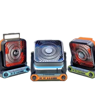 FEPE Ventilateur solaire rechargeable radio FP-339-S