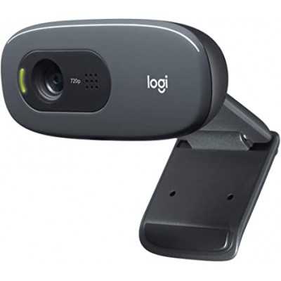 Webcam Logitech C270 HD 720p avec clip de fixation et microphone intégré - Wazeb.com