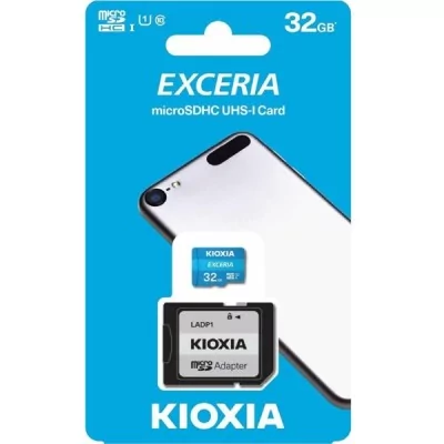 Kioxia Exceria MicroSDHC UHS-I Card 32GB