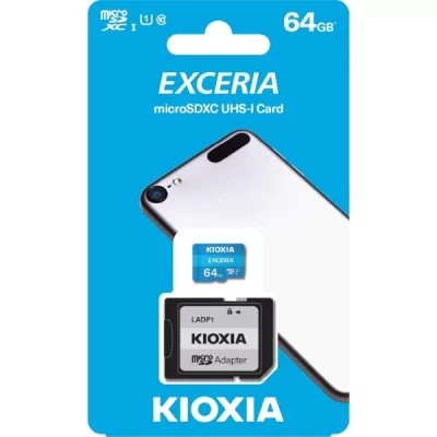 Kioxia Exceria MicroSDHC UHS-I Card 64GB
