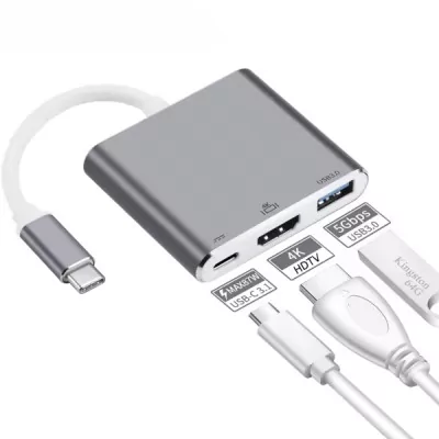 Convertisseur Type-C vers HDMI - Type-C & USB3.0