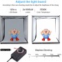 PULUZ Studio Photo Pliable 60 x 60 x 60 cm LED avec 3 Fonds