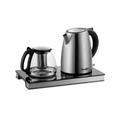 Bouilloire électrique intelligente Sonifer SF-2120 en acier inoxydable avec écran tactile