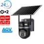 PTZ Caméra solaire 4G double objectif 6MP FOSVISION FS-HS3K-4G-6M EU