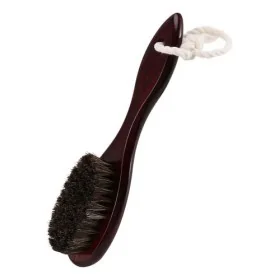 BROSSE FORME MIROIR POUR COIFFEUR CORDE BLANC BOIS ROUGE-LONG