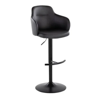 Chaise tabouret noir CC-523