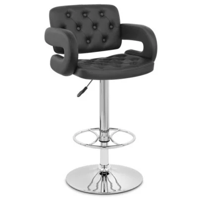 Chaise tabouret noir CC-85