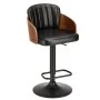 Chaise tabouret noir CC-33A