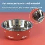 Gamelle pour Chien en Acier Inoxydable Double Paroi - Antidérapante & Design Nordique