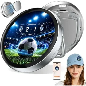 Badge électronique Bluetooth WSTER WS-510 avec écran HD rond personnalisable - Wazeb.com