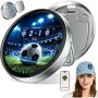 Badge électronique Bluetooth WSTER WS-510 avec écran HD rond personnalisable - Wazeb.com