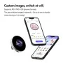 Badge électronique Bluetooth WSTER WS-510 avec écran HD rond personnalisable - Wazeb.com
