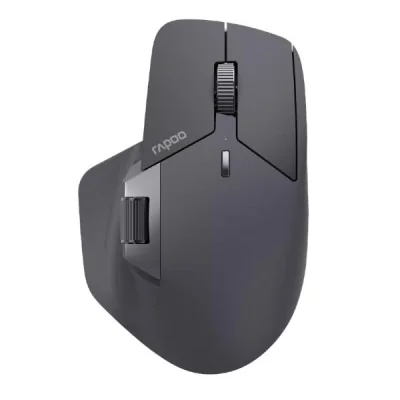 Souris sans fil RAPOO MT760 ergonomique avec molette latérale magnétique - Wazeb.com