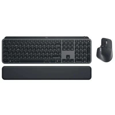 Pack Logitech MX Keys S Combo avec clavier rétroéclairé, souris MX Master 3S et repose-poignet - Wazeb.com