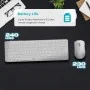 Pack clavier et souris sans fil RAPOO 9350S ultra-fin avec pavé numérique - Wazeb.com