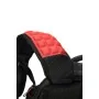 Sac à dos Tiroll 660 noir avec port de charge USB et bretelles rembourrées rouges - Wazeb.com