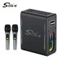 Enceinte Bluetooth SING-E ZQS V73 100W avec 2 micros sans fil et éclairage LED RGB - Wazeb.com