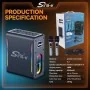 Enceinte Bluetooth SING-E ZQS V73 100W avec 2 micros sans fil et éclairage LED RGB - Wazeb.com