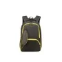 Sac à dos LOUPIN kaki et jaune 18 pouces avec trousse détachable assortie - Wazeb.com