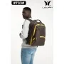 Sac à dos LOUPIN kaki et jaune 18 pouces avec trousse détachable assortie - Wazeb.com