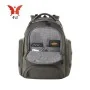 Sac à dos LOUPIN 196-2 noir et marron en polyester avec multiples compartiments - Wazeb.com