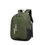 Sac à dos OCEANO 3896 vert kaki avec poche frontale zippée et logo blanc - Wazeb.com