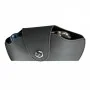 Étui range-lunettes voiture ZS-CA-008 noir avec fermeture pression et double compartiment - Wazeb.com