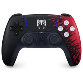 Manette PS5 DualSense édition Spider-Man 2 noire et rouge avec logo araignée - Wazeb.com