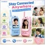 Talkie-walkie vidéo pour enfants - Appel vidéo HD sans carte SIM (Paire)