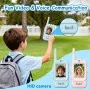 Talkie-walkie vidéo pour enfants - Appel vidéo HD sans carte SIM (Paire)