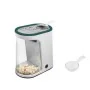Machine à popcorn AKKO STAR blanche 1200W avec couvercle transparent amovible - Wazeb.com