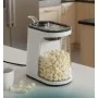 Machine à popcorn AKKO STAR blanche 1200W avec couvercle transparent amovible - Wazeb.com