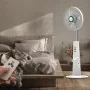 Ventilateur rechargeable AKKO STAR AK-53975 avec télécommande sans fil - Wazeb.com