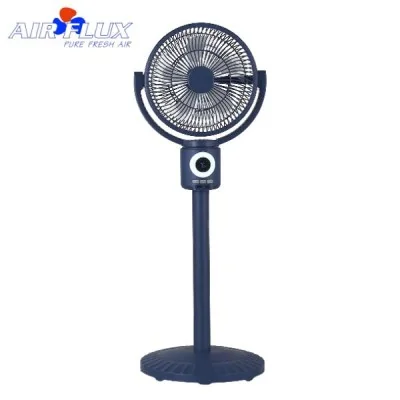 Ventilateur sur pied rechargeable AIRFLUX AF-991A bleu marine hauteur ajustable - Wazeb.com
