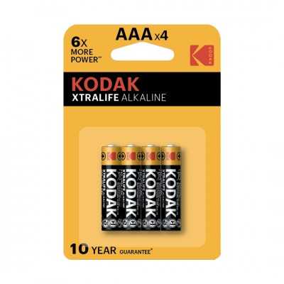 4 Piles Alcalines AAA KODAK