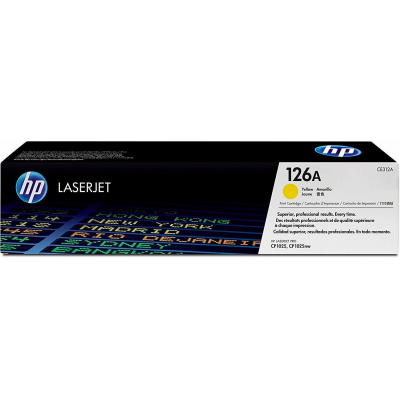 Toner HP LaserJet 126A Jaune
