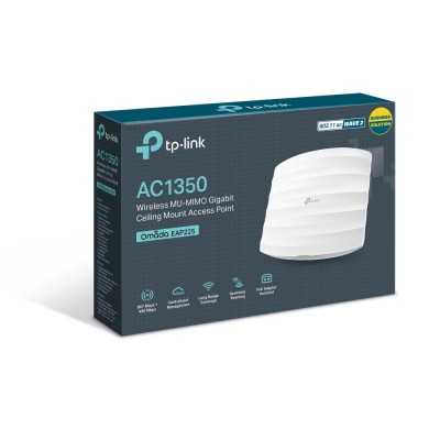 Point d'accès Plafonnier WiFi Mesh bi-bande AC1350 PoE EAP-225