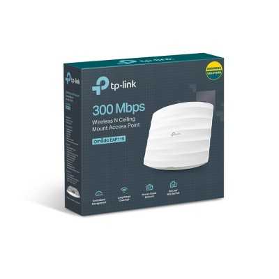 Point d'accès WiFi N 300 Mbps PoE - Plafonnier EAP-115