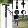 Canne de randonnée LED et boussole