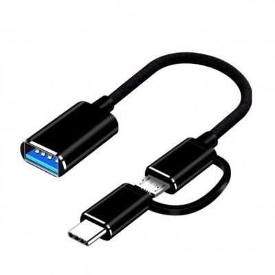 Câble adaptateur USB 3.0 OTG 2 en 1