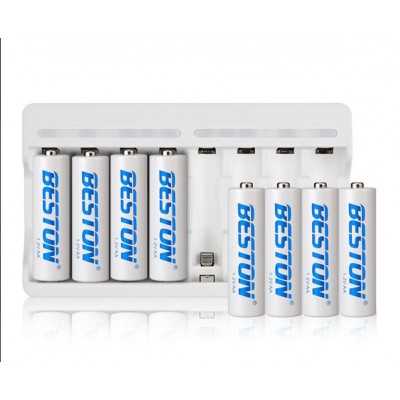 Chargeur Beston C9010 4 branches AA / AAA