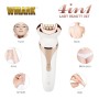 KIT RASOIR ELECTRIQUE POUR FEMME 4 en 1 WMARK C57-LS025
