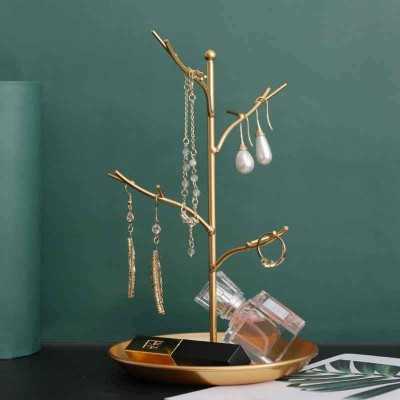 Étagère de rangement en métal pour bijoux