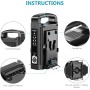 Chargeur pour 2 batteries V-mount BP-2CH